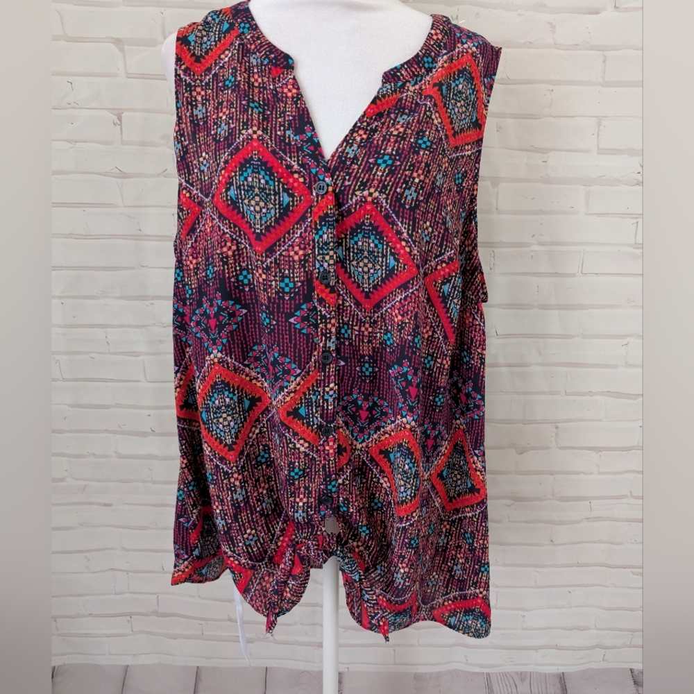 Maurices Vibrant Multicolor Women's Top